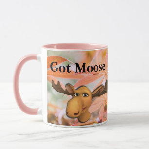 Taza Haz tu propio pie de foto - Pink Mug