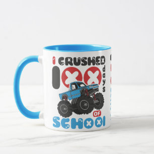 Taza He aplastado 100 días de mondadora monja de la esc