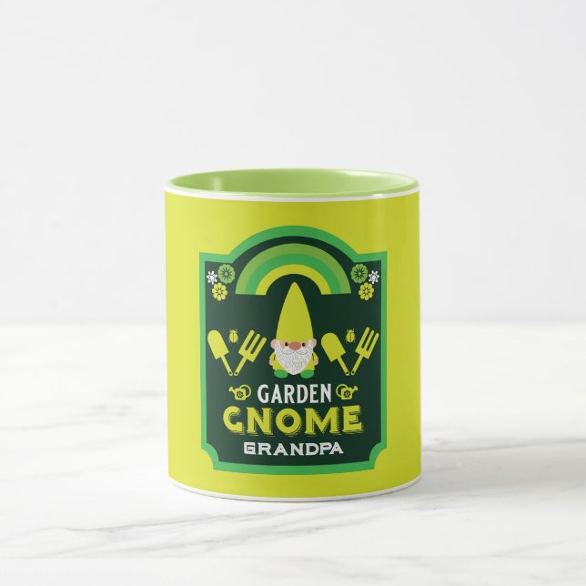 Taza Head Garden Gnome Gardener (Centro)