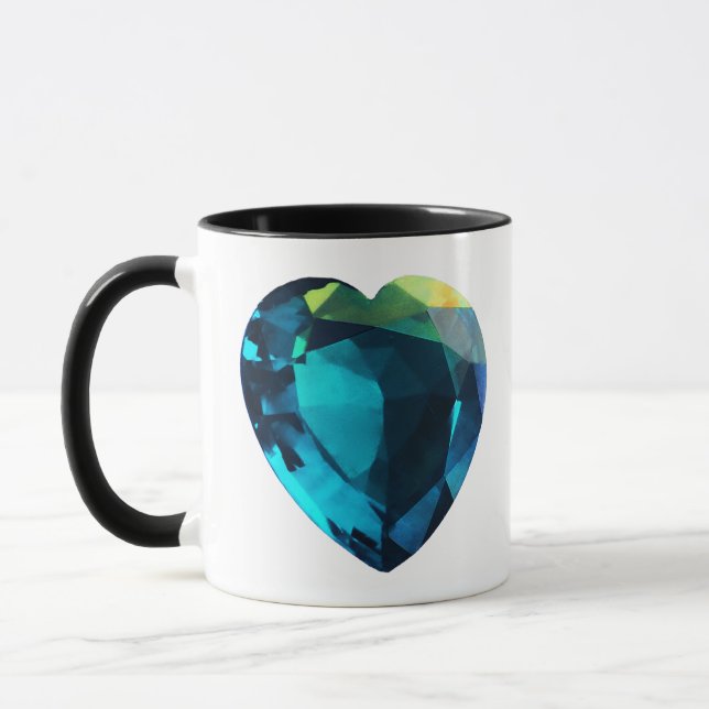 Taza Heart Aquamarine (Izquierda)