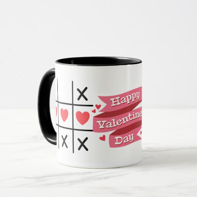 Taza Heart, coffee mug, Valentine's gift (Anverso izquierdo)