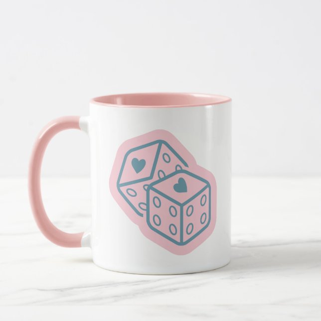 Taza Heart Dice Valentine's day (Izquierda)