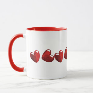 Taza Heart Valentines Mug