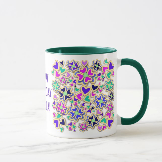 Taza HEARTS & FLOWERS Mug (Derecha)