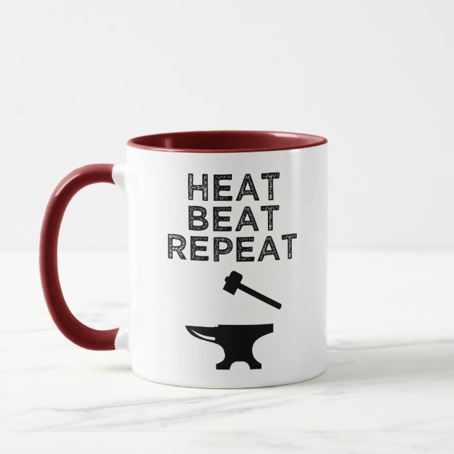 Taza Heat Beat repite una herrería divertida (Izquierda)