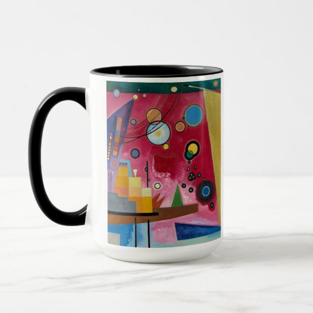 Taza Heavy Red, 1924 por Wassily Kandinsky (Izquierda)