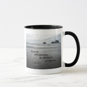 Taza Hebreos 12:1 Corramos con resistencia...
