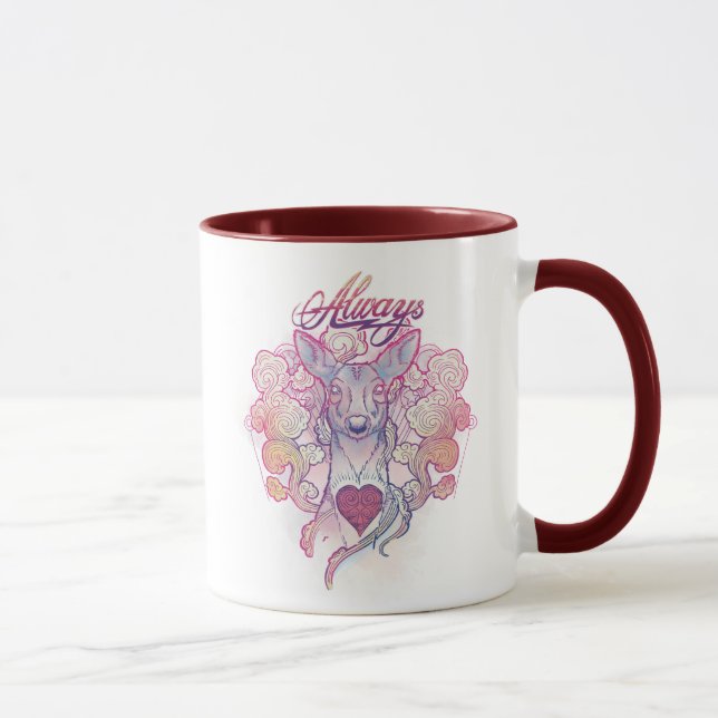 Taza Hechizo de Harry Potter | "Siempre" Doe Patronus (Derecha)