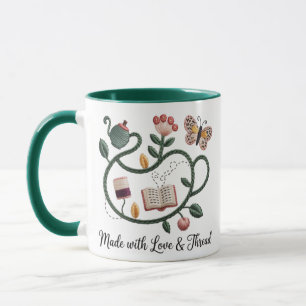 Taza Hecho con amor y hilo de discusión