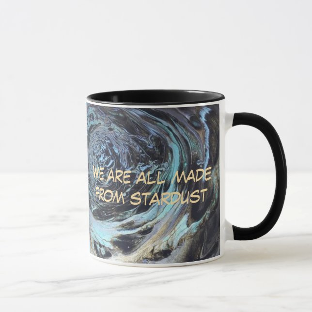 Taza "Hecho de Stardust" Mug de estilo agudo acrílico (Derecha)