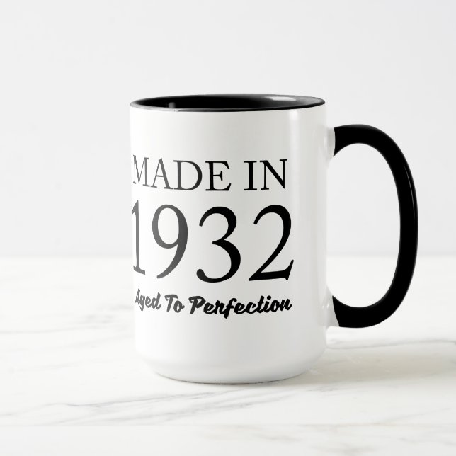 Taza Hecho en 1932 (Derecha)