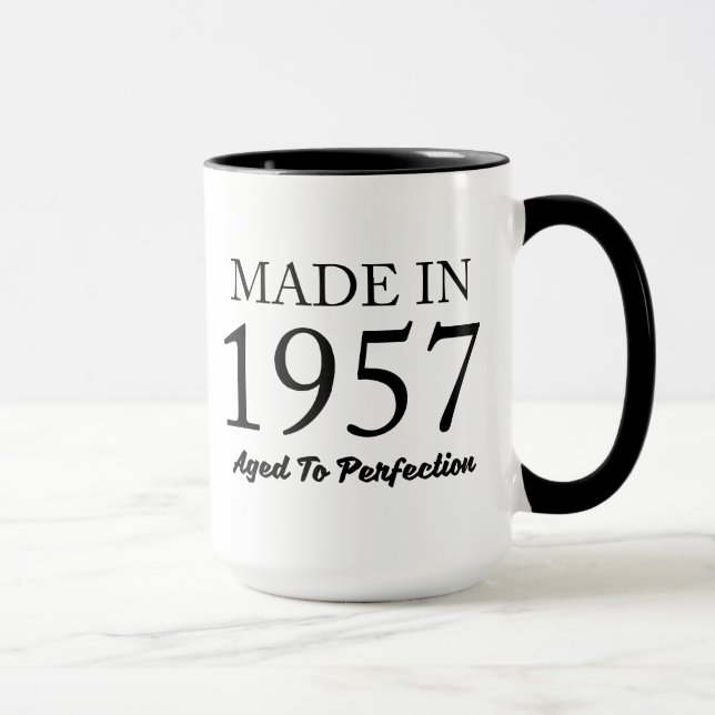 Taza Hecho en 1957 (Derecha)