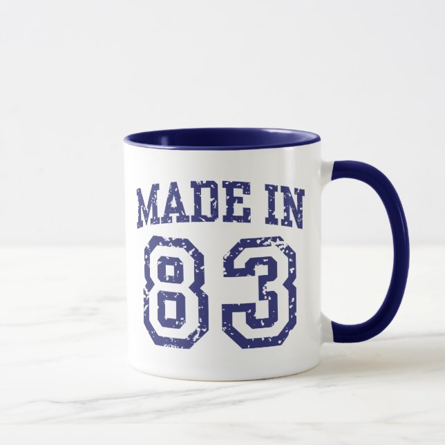 Taza Hecho en 83 (Derecha)