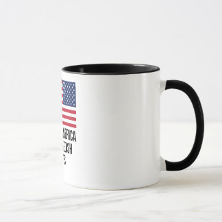 Taza Hecho en América con las piezas suecas