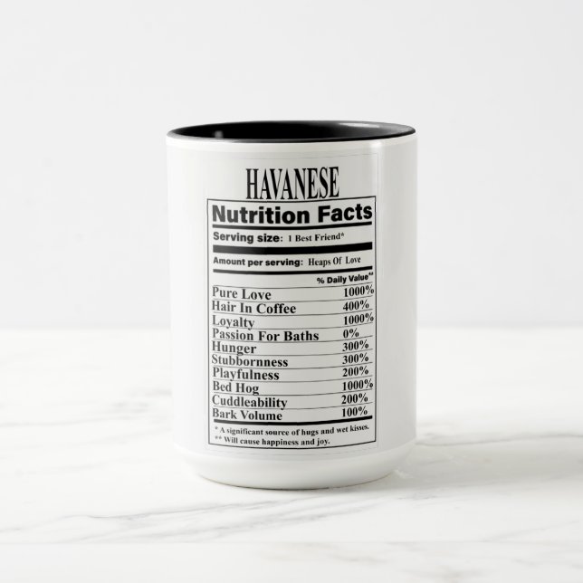 Taza Hechos de la nutrición en El Habano (Centro)