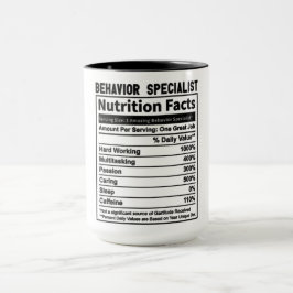 Taza Hechos divertidos de comportamiento de especialist