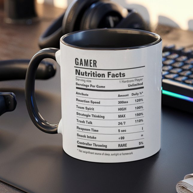 Taza Hechos divertidos Jugar a negro y blanco simple (Subido por el creador)