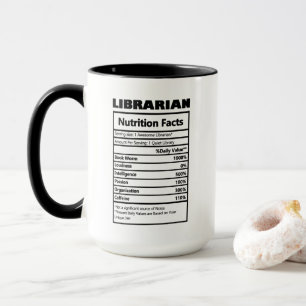 Taza hechos geniales del trabajo bibliotecario