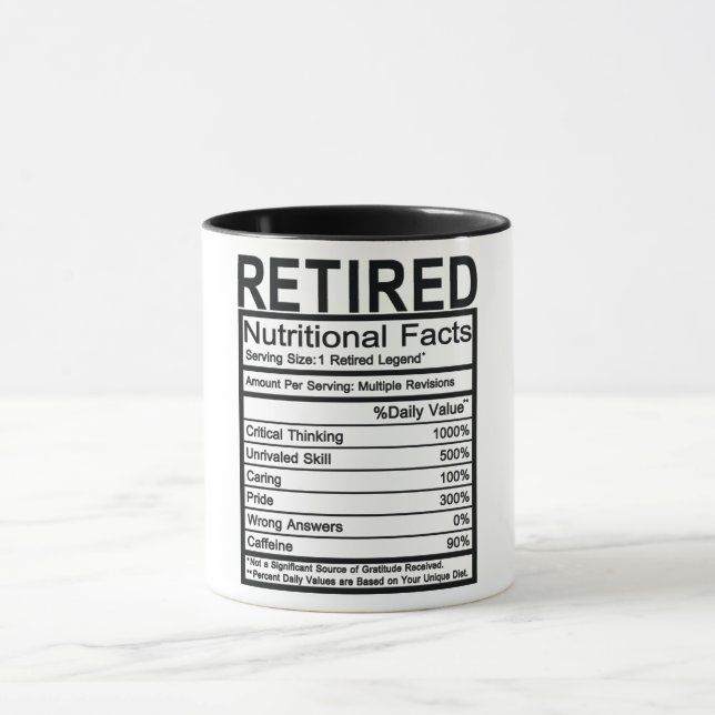 Taza Hechos nutricionales retirados (Centro)