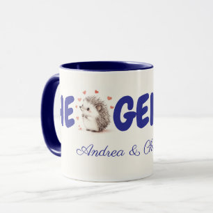 Taza ¡Hedgehugs! Personalizado Hedgehog Café Mug, Tea M