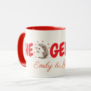 Taza ¡Hedgehugs! Personalizado Hedgehog Coffee Mug, Tea