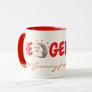 Taza ¡Hedgehugs! Un Pequeño Regalo Personalizado Para L
