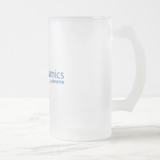 Taza helada cerámica de la orquídea