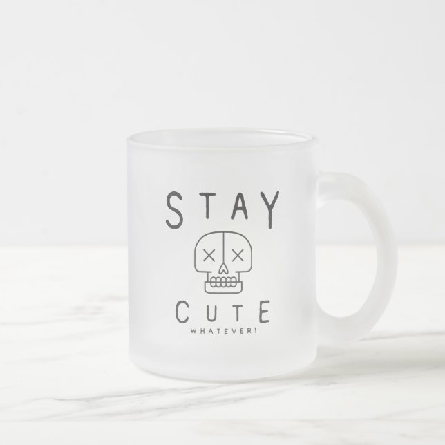 Taza helada del vidrio esmerilado de 10 onzas (Derecha)