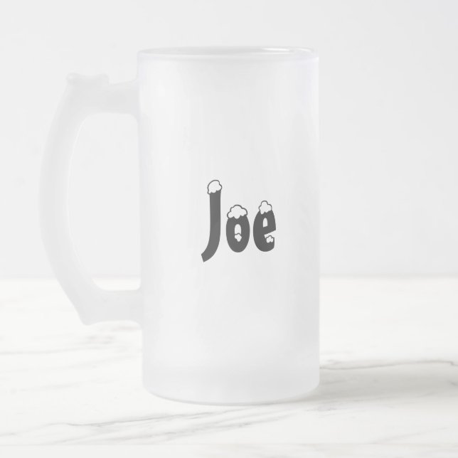 Taza helada estilo del Joe-Nombre (Izquierda)