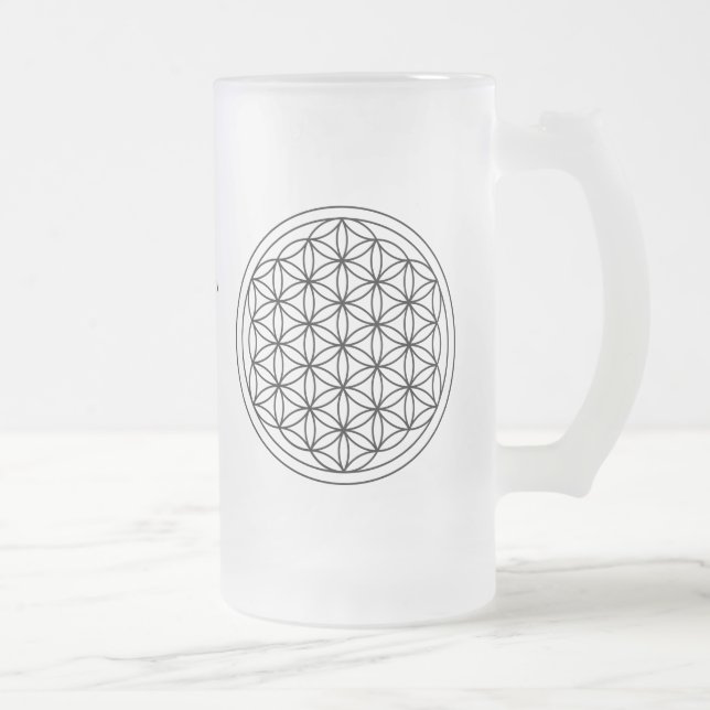 Taza helada geometría sagrada (Derecha)