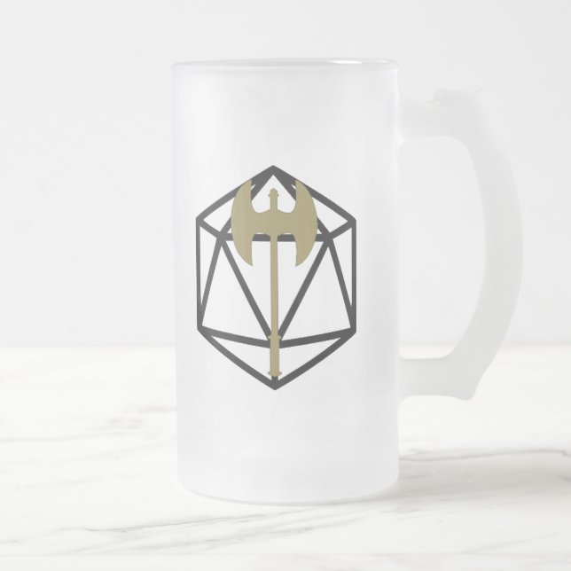 Taza helada inspirada bárbara del D&D (Derecha)