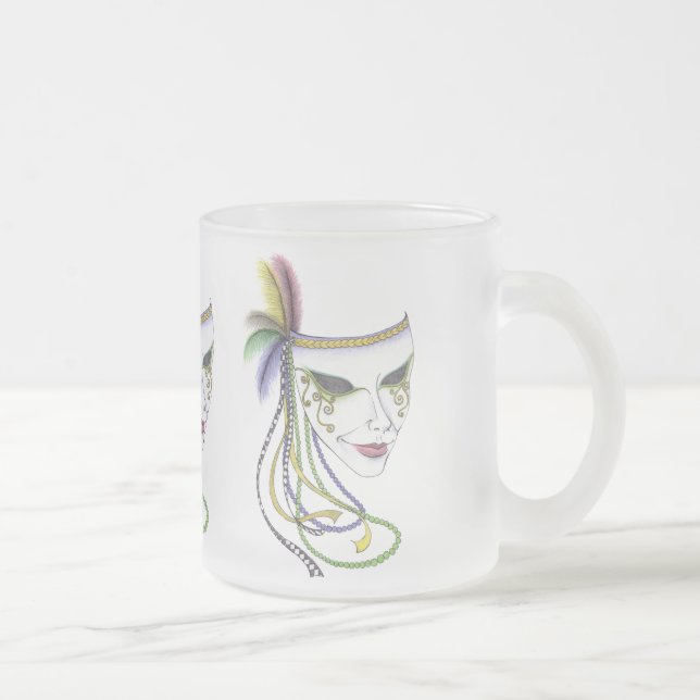 Taza helada máscara del carnaval (Derecha)