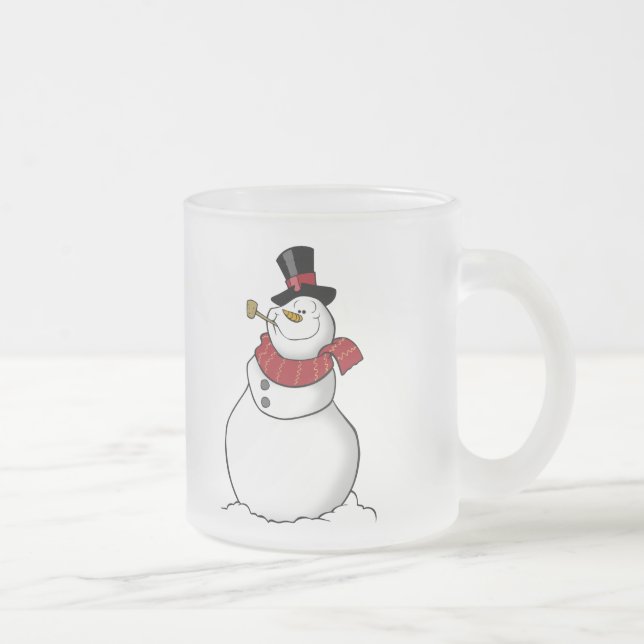 Taza helada muñeco de nieve (Derecha)