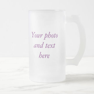 Taza helada personalizada
