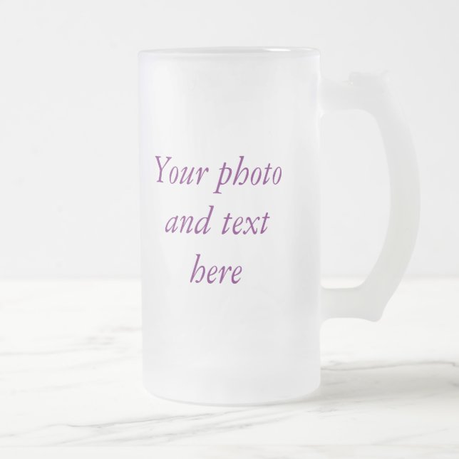 Taza helada personalizada (Derecha)