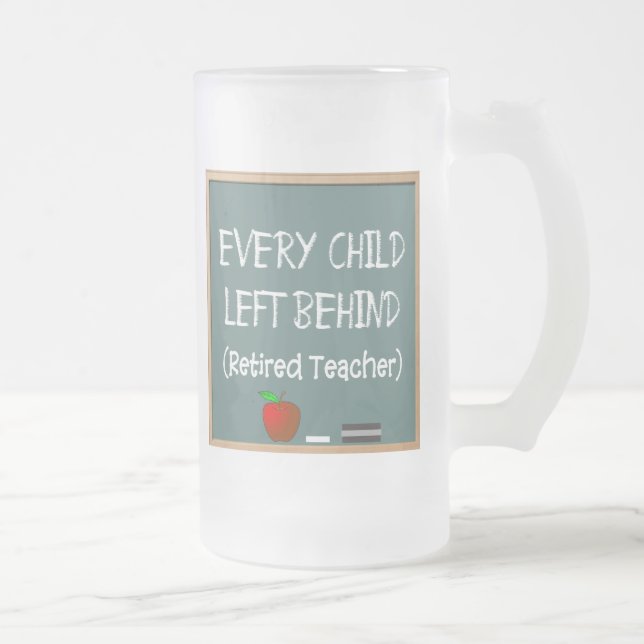 Taza helada profesor jubilada divertida (Derecha)