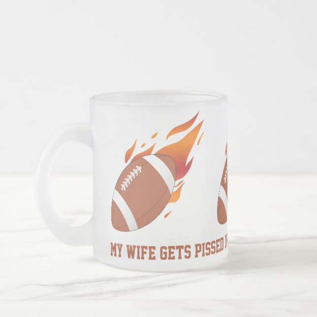 Taza helada sátira del fútbol (Izquierda)