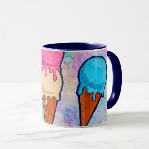 Taza Helado crema de café moto