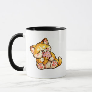 Taza Helado de gato lindo