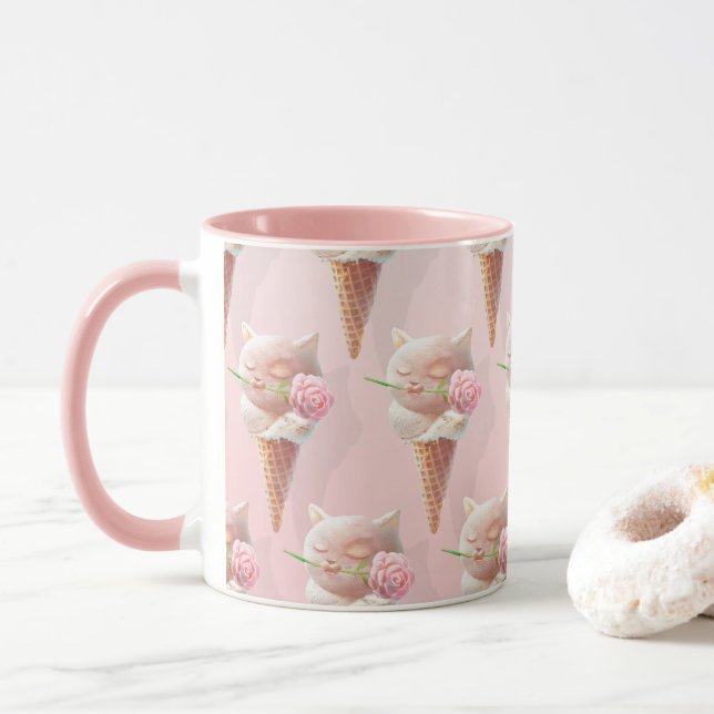 Taza Helado Kitty - Rosy & Dreamy (Con donut)