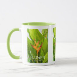 Taza Heliconia Flowers Botanic Plant Garden Design