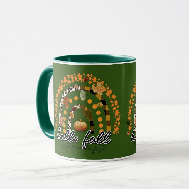 Taza Hello Fall Pumpkin Trendy (Anverso izquierdo)