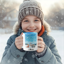 Taza Hello Winter Personalized Mug