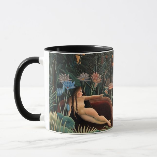 Taza Henri Rousseau El Surrealismo De La Selva Sueña (Izquierda)