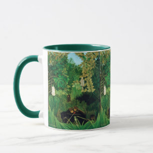 Taza Henri Rousseau - Los alegres bromistas
