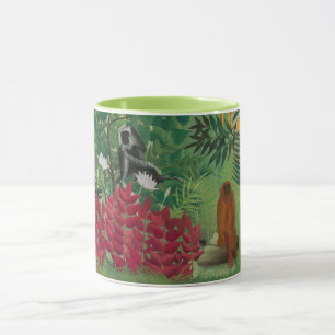 Taza Henri Rousseau - Selva Tropical con Monos