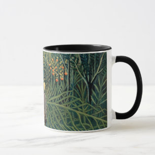 Taza Henri Rousseau - Tigre y Búfalo Luchando