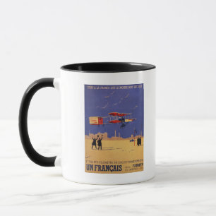 Taza Henry Farman vuela en Issy-les-Moulineaux