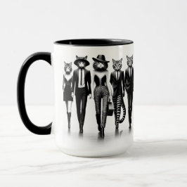 Taza Hep Cat Runway Modelos caminando por la pasarela