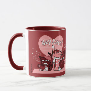 Taza HEP KATS de Jeff Willis Art